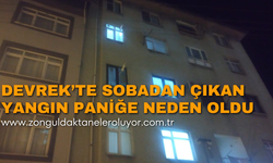 Devrek’te sobadan çıkan yangın paniğe neden oldu