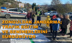 Zonguldak Jandarma; trafik eğitim ve seminerlerini sürdürüyor
