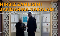 Hırsızlık zanlısı jandarma ekiplerince yakalandı