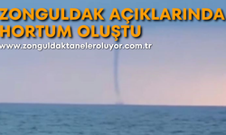 Zonguldak açıklarında hortum oluştu