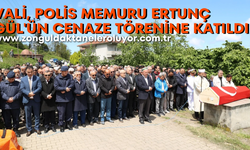 Vali Hacıbektaşoğlu, polis memuru Ertunç Gül’ün cenaze törenine katıldı