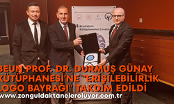 BEUN Prof. Dr. Durmuş Günay Kütüphanesi’ne "Erişilebilirlik Logo Bayrağı" takdim edildi