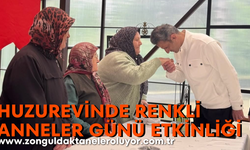 Huzurevinde renkli Anneler Günü etkinliği