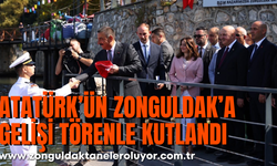 Atatürk’ün Zonguldak’a gelişi törenle kutlandı