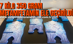 Zonguldak’ta rahleye gizlenmiş 7 kilo 350 gram metamfetamin ele geçirildi