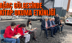 Alaplı’da ağaç gölgesinde kitap okuma etkinliği