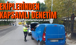 Zonguldak’ta emniyet ve jandarma ekiplerinden kapsamlı denetim