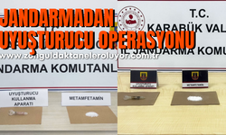 Karabük’te Jandarmadan uyuşturucu operasyonu