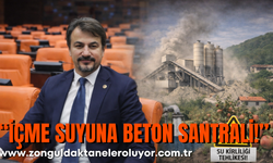 “İçme suyuna beton santrali!”