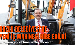 Kozlu Belediyesi’ne Yeni İş Makinesi Hibe Edildi