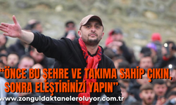 “ÖNCE BU ŞEHRE, BU TAKIMA SAHİP ÇIKIN. SONRA ELEŞTİRİNİZİ YAPIN”