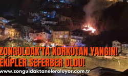 Zonguldak'ta Korkutan Yangın! Ekipler Seferber Oldu!