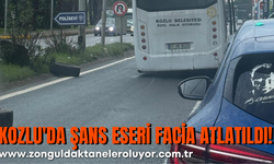 Kozlu'da Şans Eseri Facia Atlatıldı!