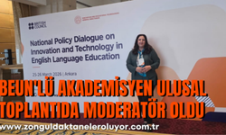 BEUN'lü akademisyen ulusal toplantıda moderatör oldu