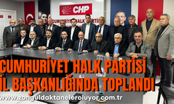 CUMHURİYET HALK PARTİSİ İL BAŞKANLIĞINDA TOPLANDI