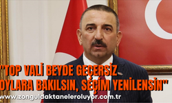 "TOP VALİ BEYDE Geçersiz  Oylara Bakılsın, Seçim Yenilensin"