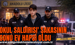 Zonguldak'ta 'okul saldırısı' şakasının sonu ev hapsi oldu