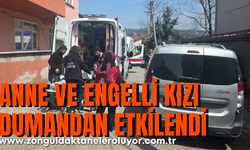 Şofben alev aldı: Anne ve engelli kızı dumandan etkilendi