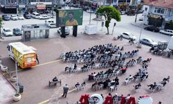 Milli maç heyecanı Alaca'da dev ekranda yaşandı