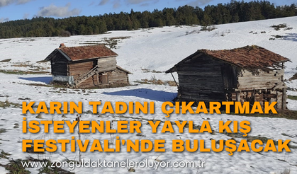 Karın tadını çıkartmak isteyenler Yayla Kış Festivali'nde buluşacak