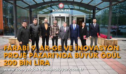 Farabi 9. Ar-Ge ve İnovasyon Proje Pazarı’nda büyük ödül 200 bin lira