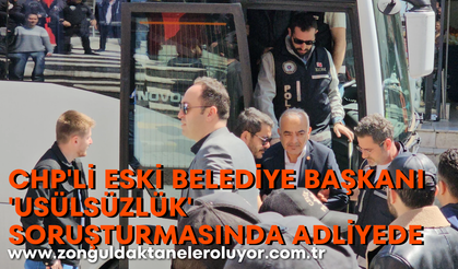 CHP’li eski belediye başkanı ’usülsüzlük’ soruşturmasında adliyede