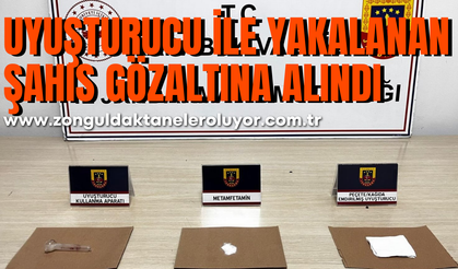 Karabük’te uyuşturucu ile yakalanan şahıs gözaltına alındı