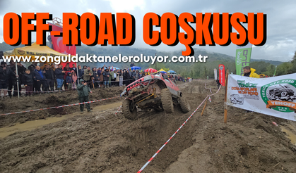 Yenice’de off-road coşkusu: Başkanın "co pilot" olduğu araç havada uçtu!