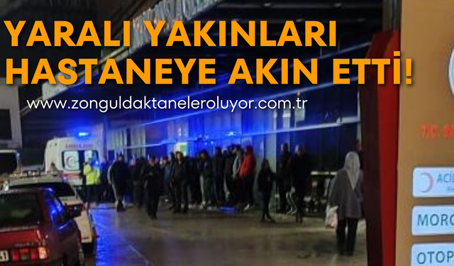 Yaralı yakınları hastane önüne akın ettiler!