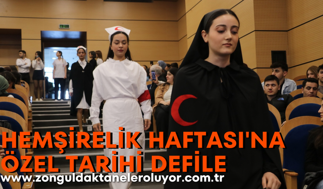 BEUN’de Hemşirelik Haftası’na özel tarihi defile