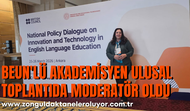 BEUN'lü akademisyen ulusal toplantıda moderatör oldu