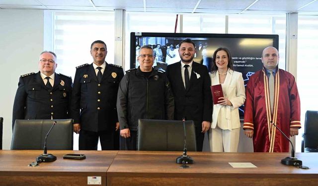 Polis Günü'nde çifte mutluluk, Müberra ve Fatih çifti dünyaevine girdi