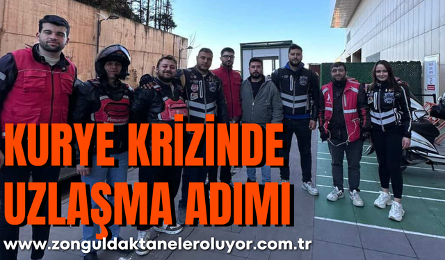 Kurye krizinde uzlaşma adımı