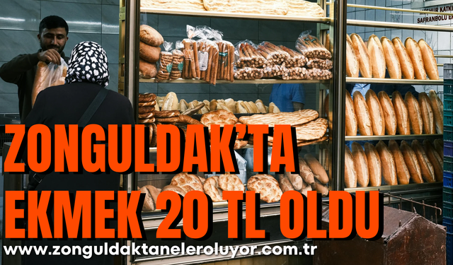 Ekmek 20 TL oldu