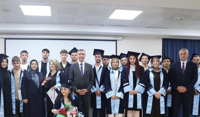 Bayburt MESEM öğrencileri için mezuniyet töreni düzenlendi