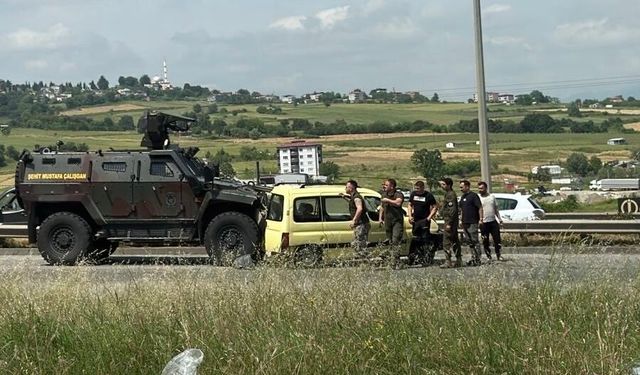 Samsun'da zincirleme trafik kazası: 1 yaralı