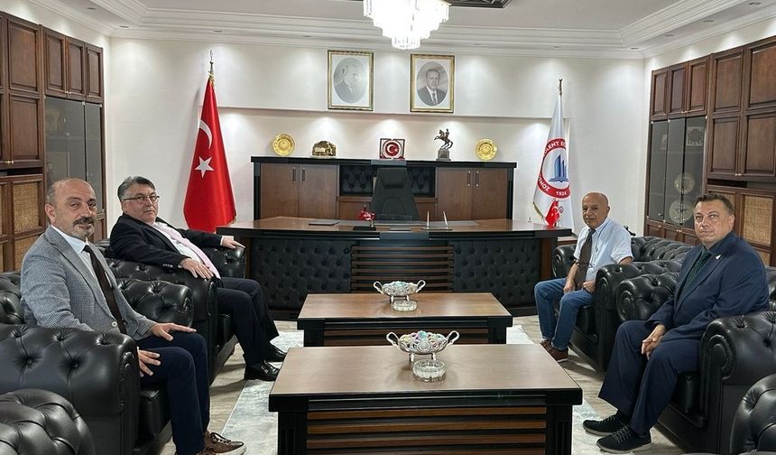 FEDEK Başkanı Prof. Dr. Sakallıoğlu’ndan BEUN Rektörü Prof. Dr. Özölçer’e ziyaret