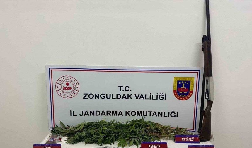 Zonguldak’ta tarihi eser ve uyuşturucu yakalandı