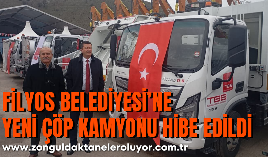 Filyos Belediyesi’ne Yeni Çöp Kamyonu Hibe Edildi