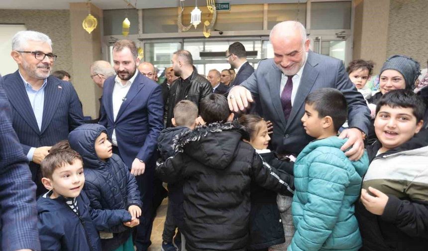 Canik'te Ramazan bayramı bayramlaşması