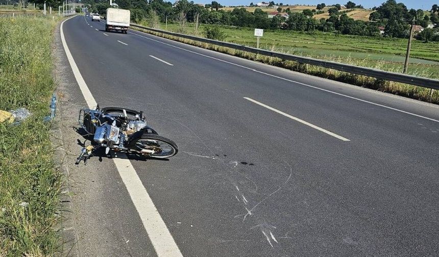 Samsun'da Motosiklet kazası: 2 yaralı