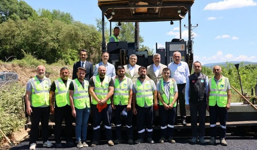 Sinop'ta asfalt sezonu başladı